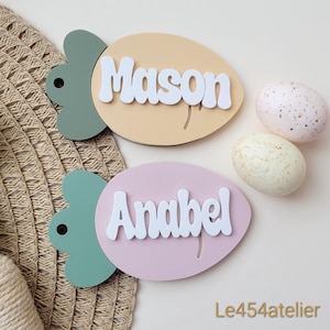 Easter basket tags, Customized Carrot tags, Custom name tags, Personalized Easter Place cards, Easter Table Decor, Gift tags