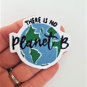 No Planet B Patch Iron-on / Sew-on / Stick-on Thermocollant image 2