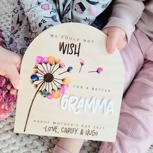Mother's Day Gift | Grandma's Gift | Personalized Gift Idea | Finger print board |  | Kid Craft Idea for Mother's Day