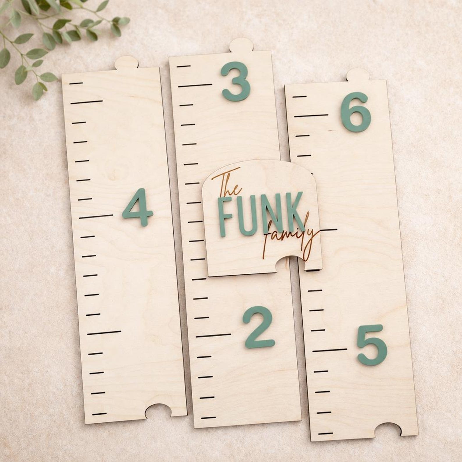 Personalized Wooden Growth Chart for Kids, Custom Height Chart, Nursery ...