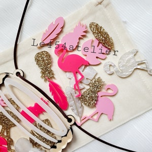Flamingo - Personalized Reward Jars for Kids or Teachers or Family | 20 Flamingo Theme Tokens Included