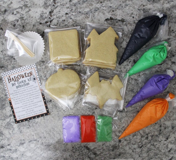Sugar Cookie Decorating Kits Fun Themes Available Etsy