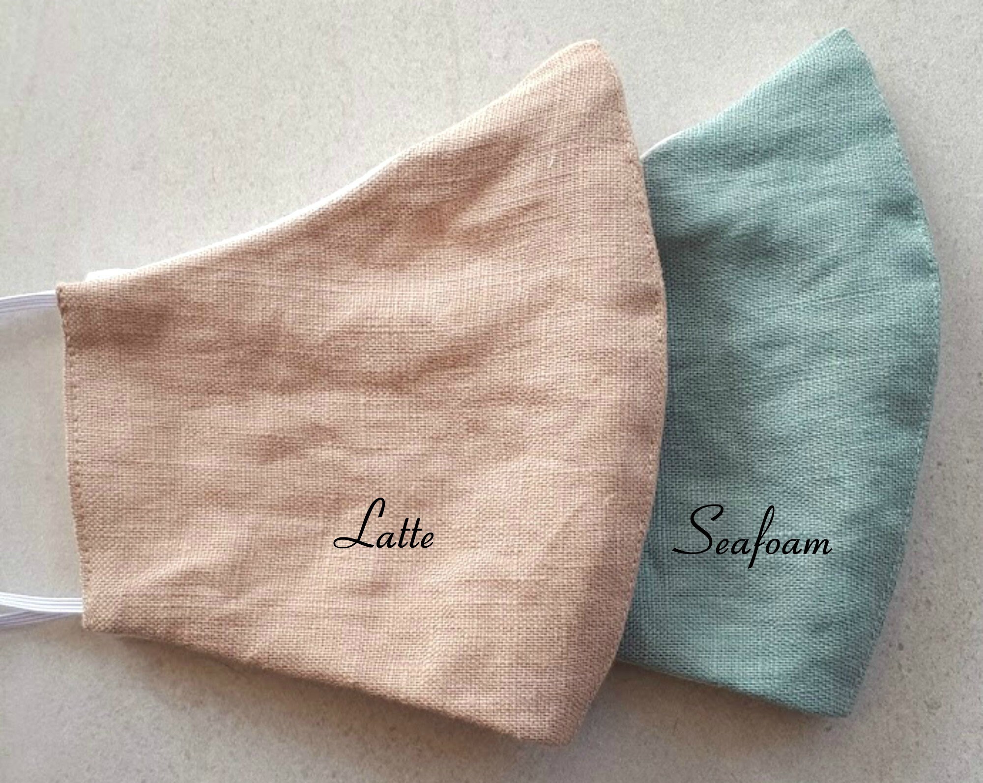 Adjustable Linen Face Masks. Nose Wire. Breathable. Soft. Etsy Canada