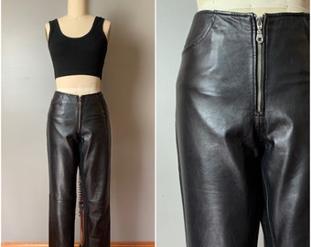 soft leather pants for womens