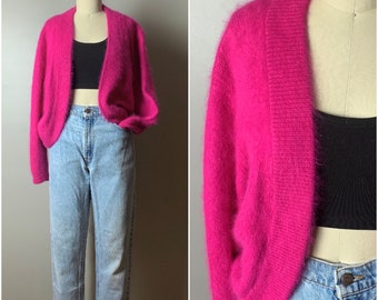 hot pink pullover sweater