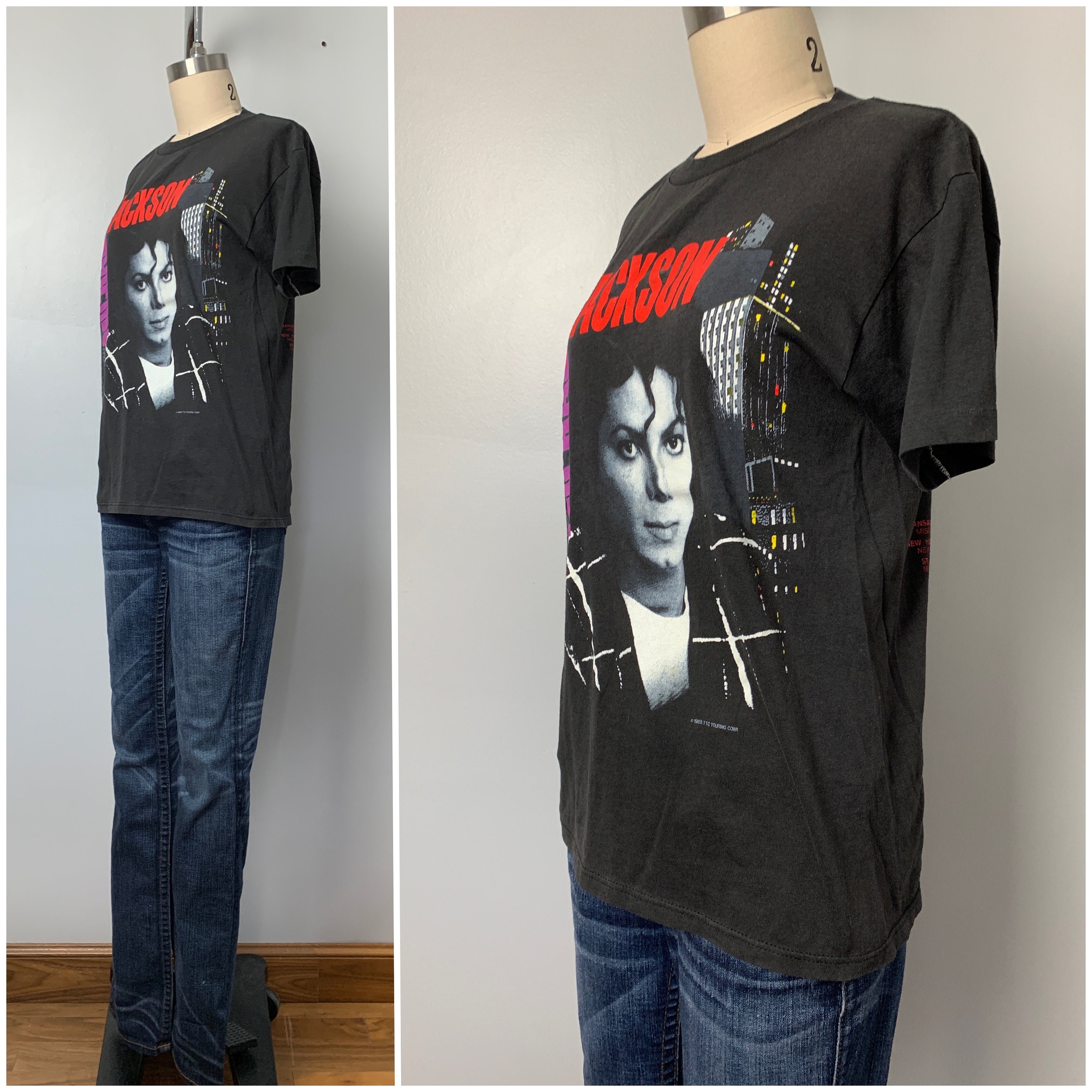 Michael Jackson Bad Tour 88 T-Shirt Shirt Fan Gifts Vintage Sweatshirt  Unisex - AnniversaryTrending