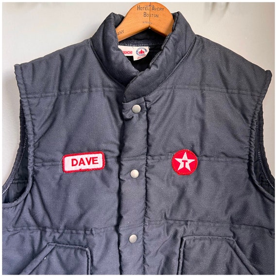 Vintage 90s Work Puffer Vest/1990's Unitog Dark Charcoal
