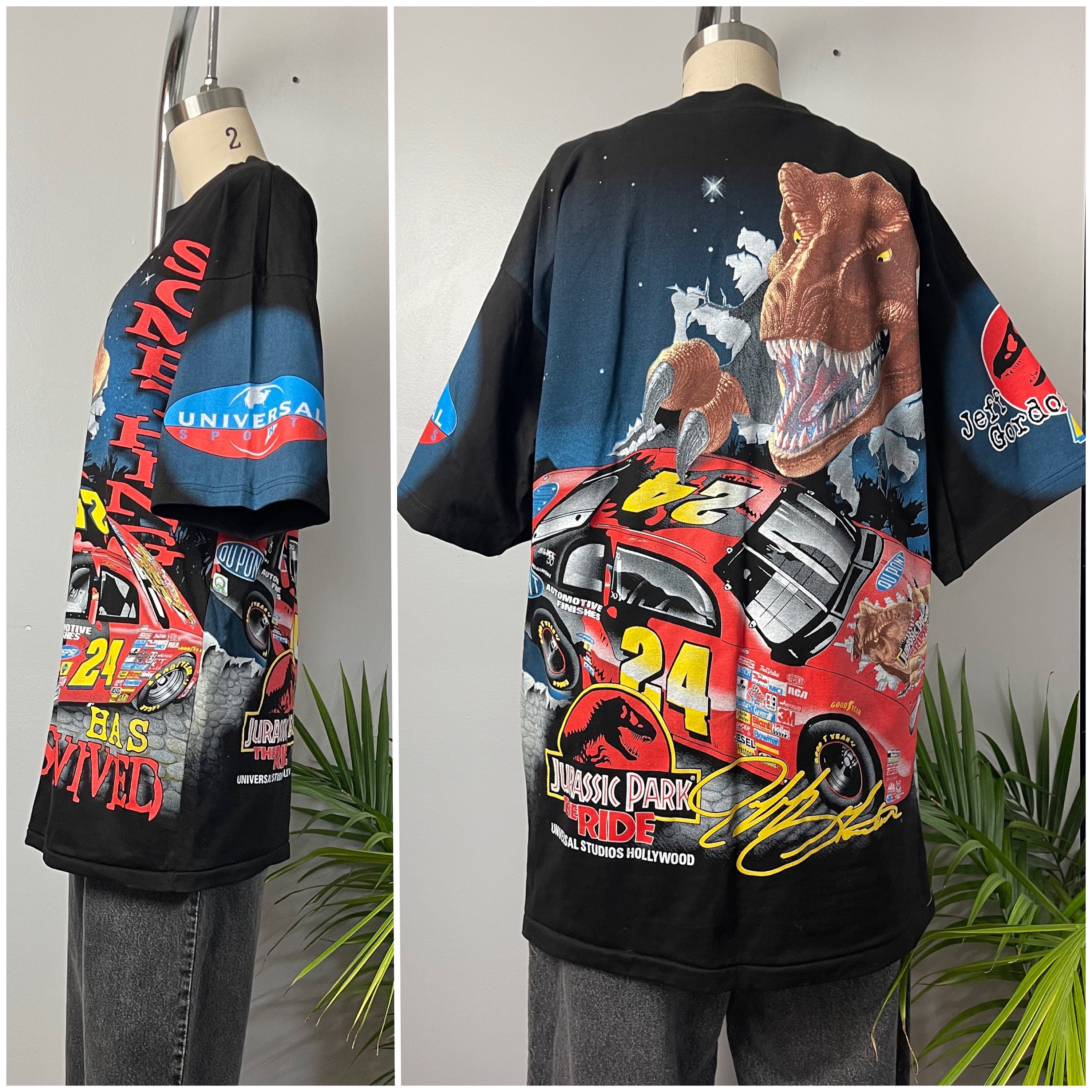 Vintage 90s Jeff Gordon T Shirt/1997 Authentic Chase Raceway Jeff 