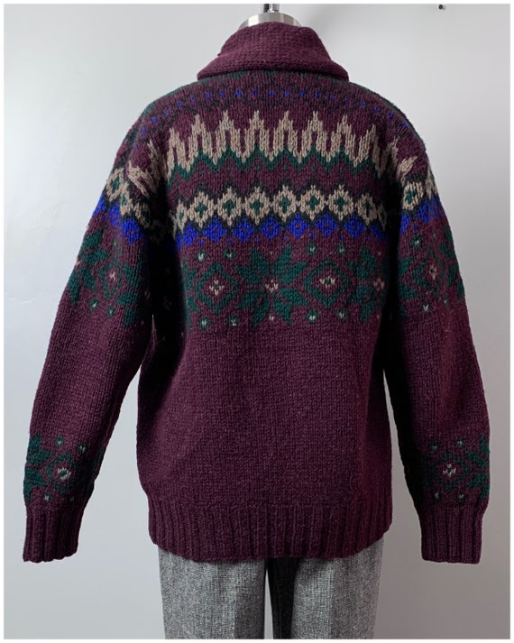 Vintage 80s Ralph Lauren Fair Isle Sweater/1980's… - image 7