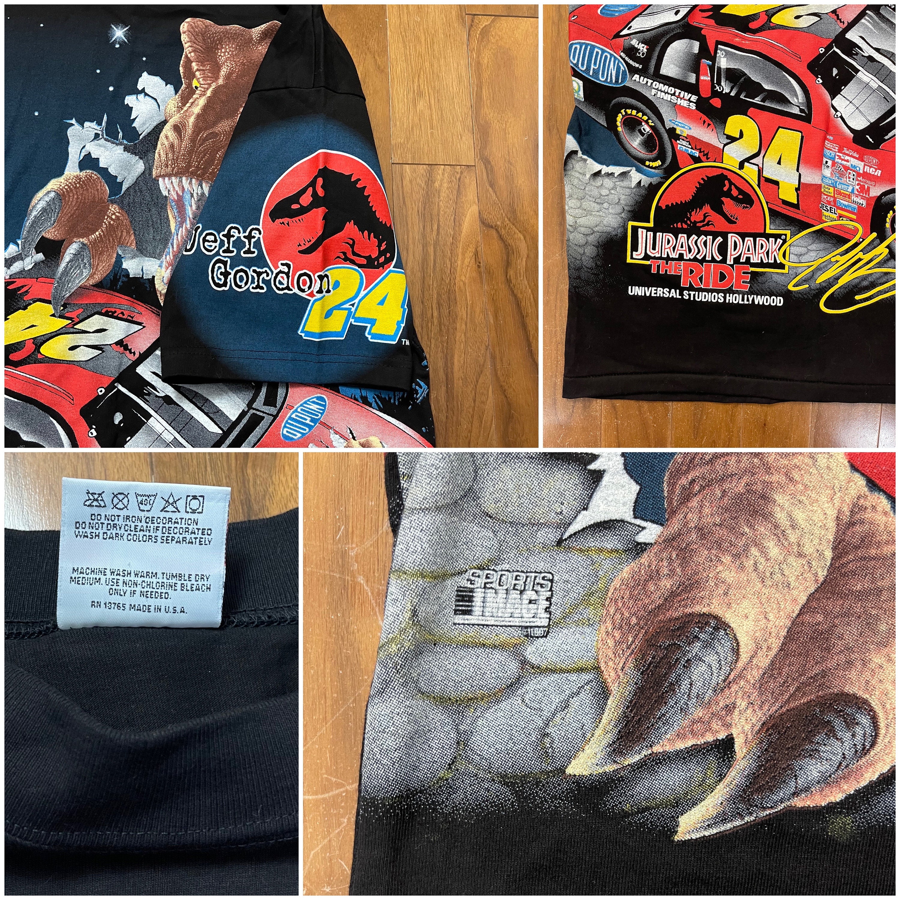 Vintage 90s Jeff Gordon T Shirt/1997 Authentic Chase Raceway Jeff 