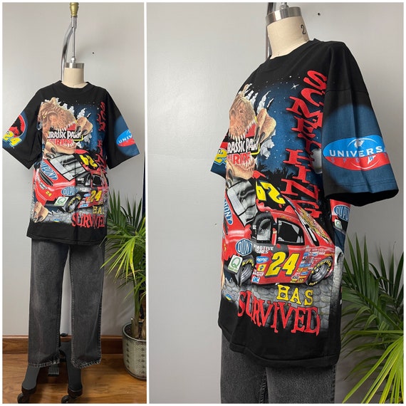 Vintage 90s Jeff Gordon T Shirt/1997 Authentic Chase Raceway Jeff