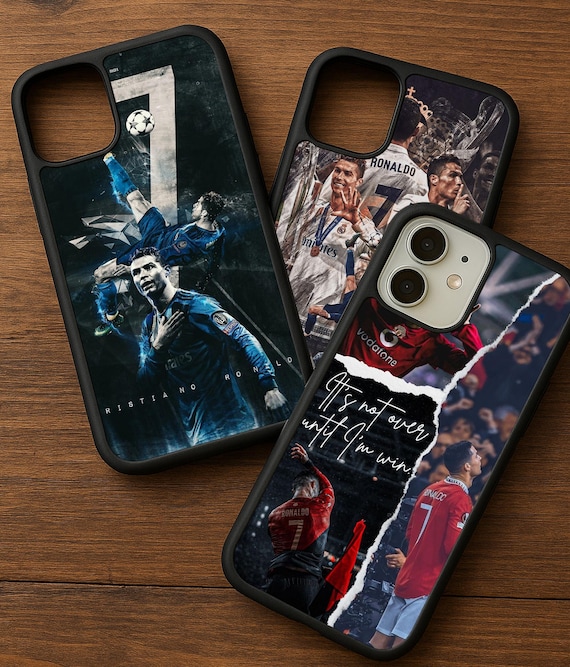 Cristiano Ronaldo Phone Case, Soccer Fan Gift