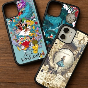 Alice in the Wonderland Custom phone case for iPhone 16 Pro Max 15 14 13 12 11 XS Plus Samsung S25 S24 25 A55 A54 Pixel 7 8 9