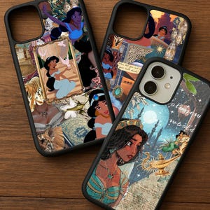 Princess Jasmine Aladdin Custom phone case for iPhone 16 Pro Max 15 14 13 12 11 XS Plus Samsung S25 S24 25 A55 A54 Pixel 7 8 9
