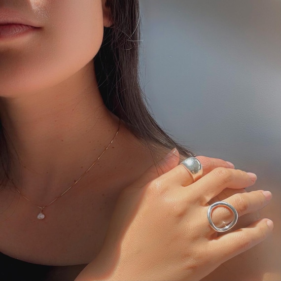 New Solid Sterling Silver Riley Ring – Minimalist… - image 6
