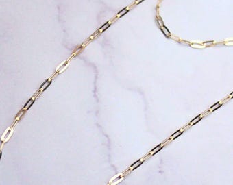 小物 Ralph Lauren 90s Gold Wallet Chain Vintage RALPH LAUREN Necklace Chunky Gold Tone 57