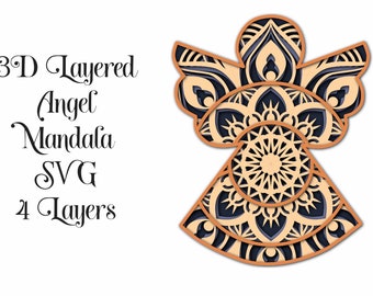 Download Layered Mandala Svg Etsy PSD Mockup Templates