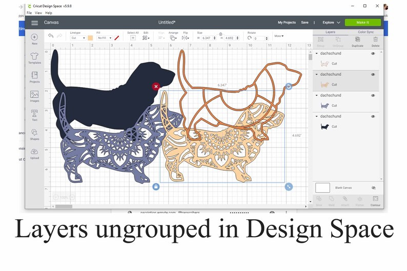 Free Free 117 Layered Dog Mandala SVG PNG EPS DXF File