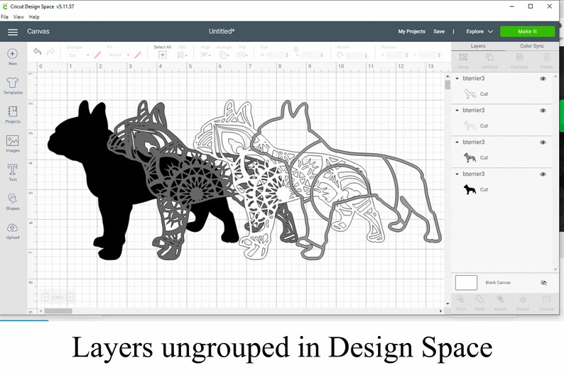 Free Free 170 Layered Dog Mandala SVG PNG EPS DXF File