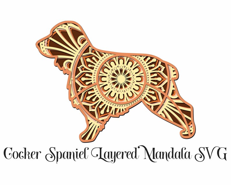 Free Free Layered Dog Mandala 124 SVG PNG EPS DXF File