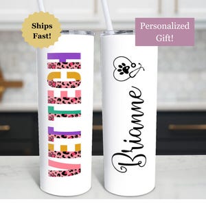Personalized Vet Tech Tumbler: Animal Lover Travel Cup