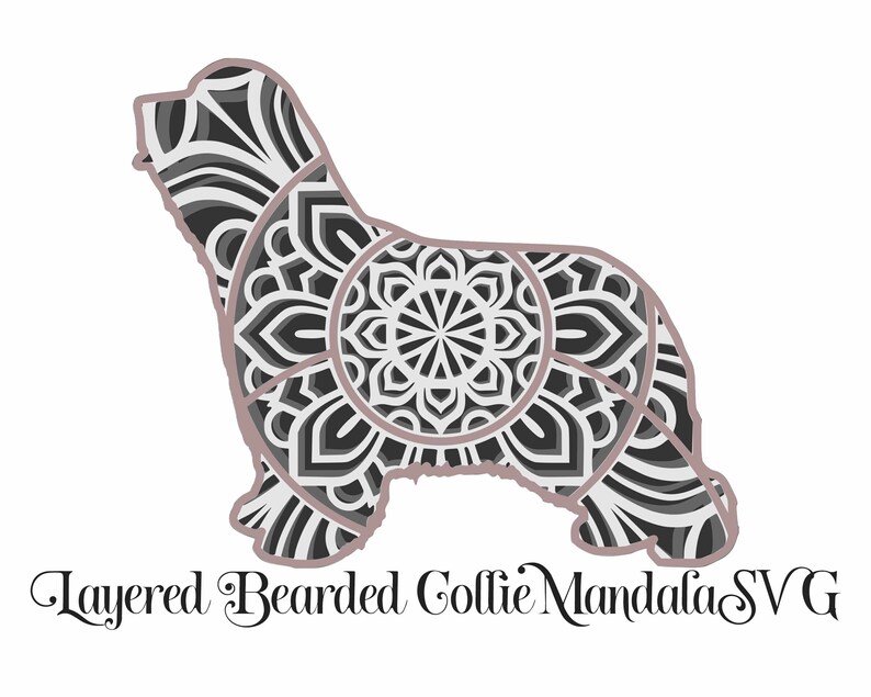 Free Free Layered Dog Mandala 124 SVG PNG EPS DXF File