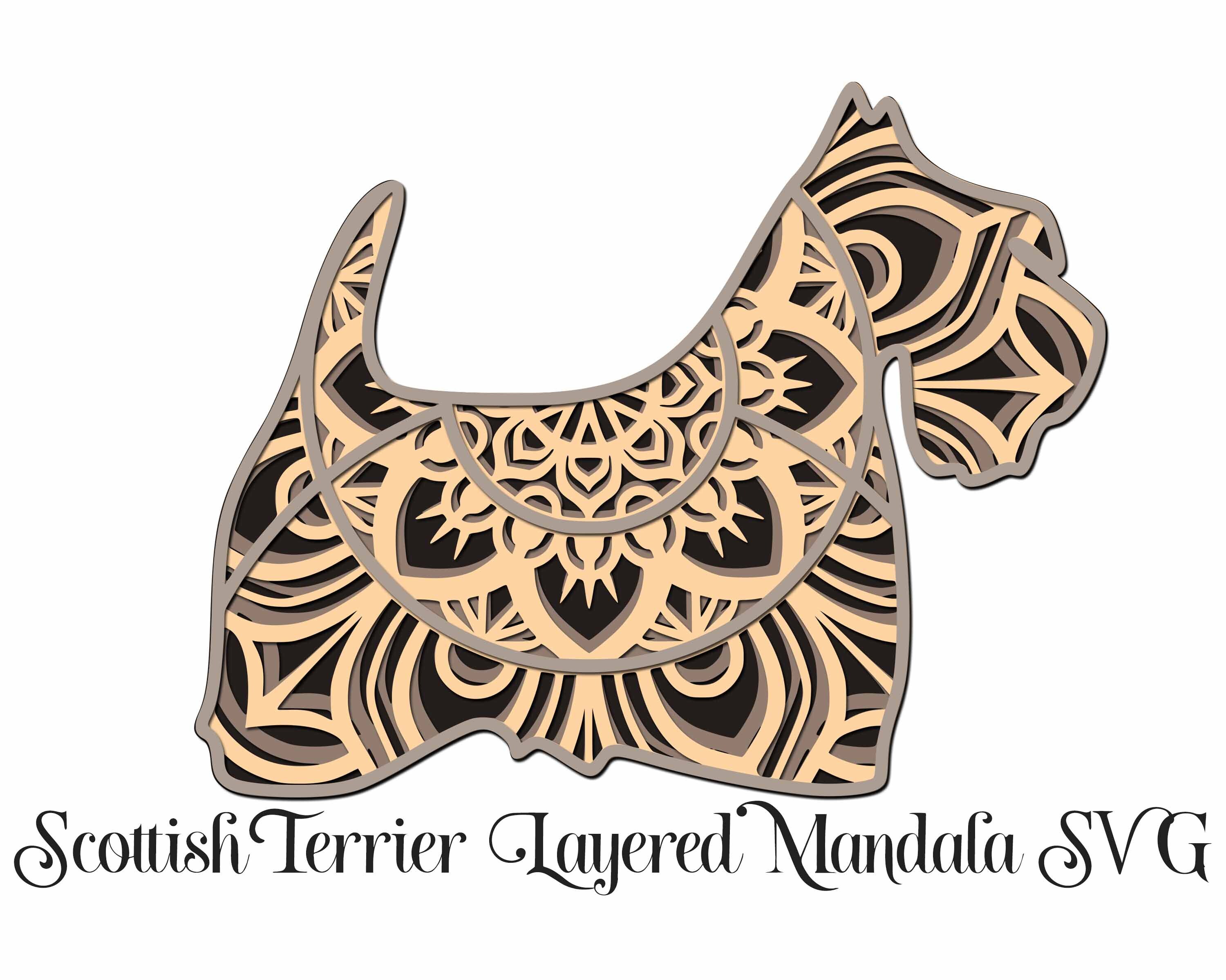 Free Free 170 Layered Dog Mandala SVG PNG EPS DXF File