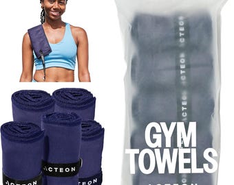 Best Gym Towels, Quick Dry Microfiber Sweat Towel, Lightweight Workout Shower Towel for Fitness, Travel & Sports