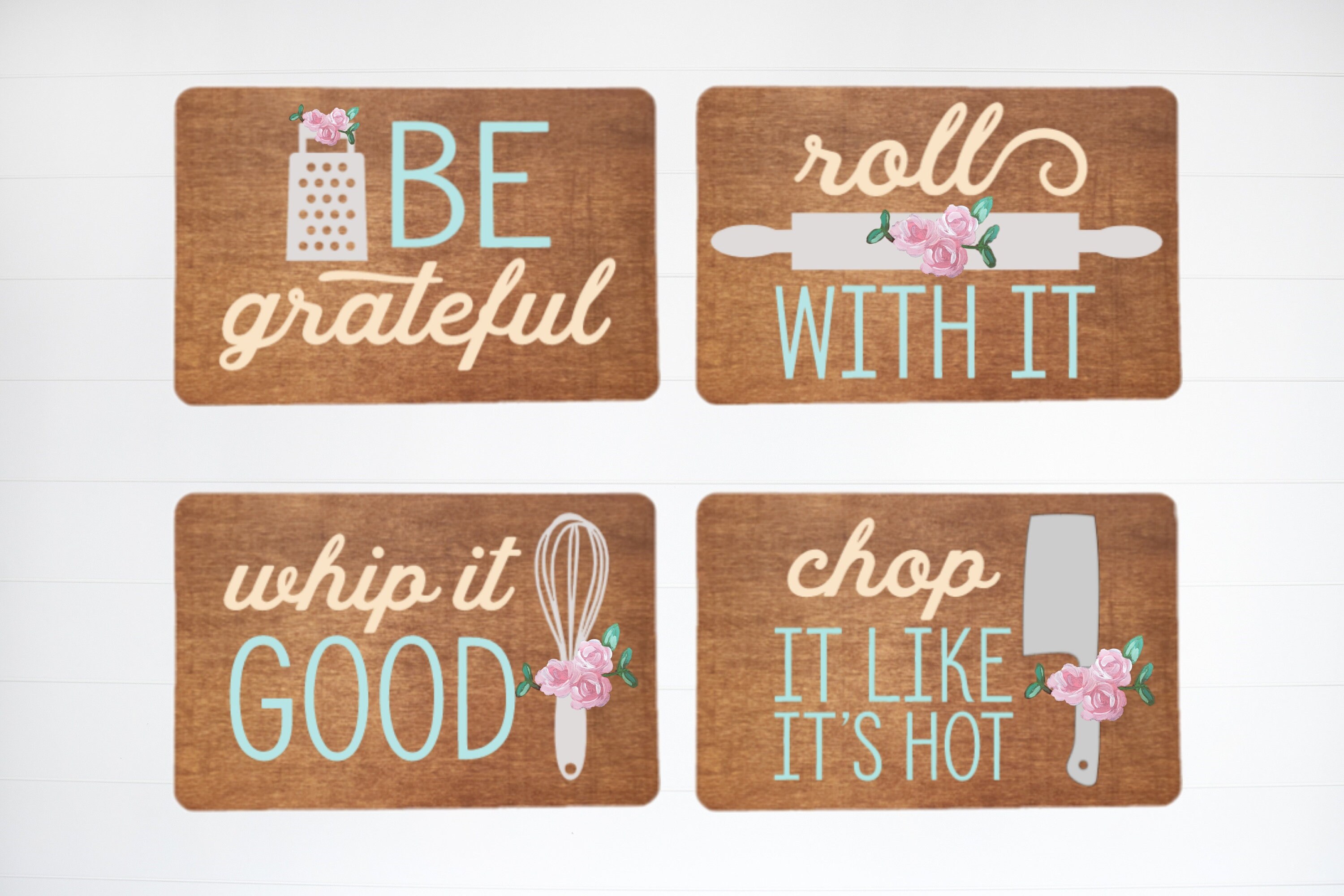 KITCHEN UTENSIL WALL decor/funny kitchen quote/farmhouse Etsy