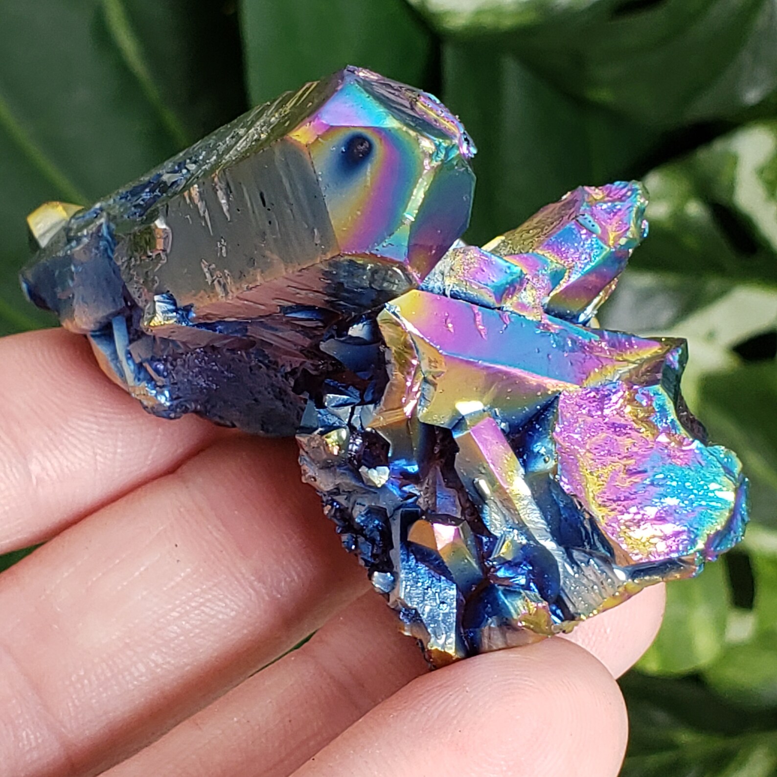 Titanium Quartz Rainbow Aura Quartz Beautiful Healing | Etsy