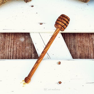 Honey Spoon olive wood, Wood Honey Dipper, Dipper Honey, Wooden Dipper Honey Server, Honey Dip Wood Stick Honey Spoon, Natural Honey Drizzle