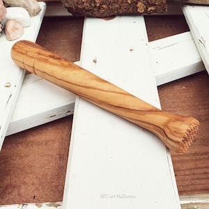 Mojitos Mace, Ice Crush Mace, Wooden Masher,  Wood Crusher, Garlic and Spice Crusher, Muddler for Mojitos, Icebreaker Pestle, Bartender Gift