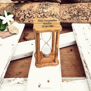 Custom Vintage Sand Timer 5min, Sand Clock, Sand Timer Hourglass, Mid Century Desk Clock, Vintage Sandglass Timer, Sand Timer Home Deco,