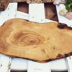 Natural Large Cutting Board, Rustic Olive Wood Cutting Board, Rustic Cheese Board, Rustic Bread Board, Extra Rustic Wood Board, Home Decor