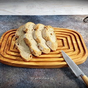 Wooden Bread Cutting Board With Crumb Catcher, Bread Cutting Boards Baguette, Serving Tray for Bread Vintage, Tray Bread board Crumb box