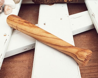 Mojitos Mace, Ice Crush Mace, Wooden Masher,  Wood Crusher, Garlic and Spice Crusher, Muddler for Mojitos, Icebreaker Pestle, Bartender Gift