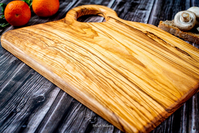 Custom Cutting Board With Handle Olive Wood Chopping Boards Etsy