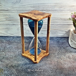 Hourglass Sand Timer 15 minutes Customizable, Personalized Large Sand Clock Timer Classic, Decorative Hourglass Sand Timer Office Decor