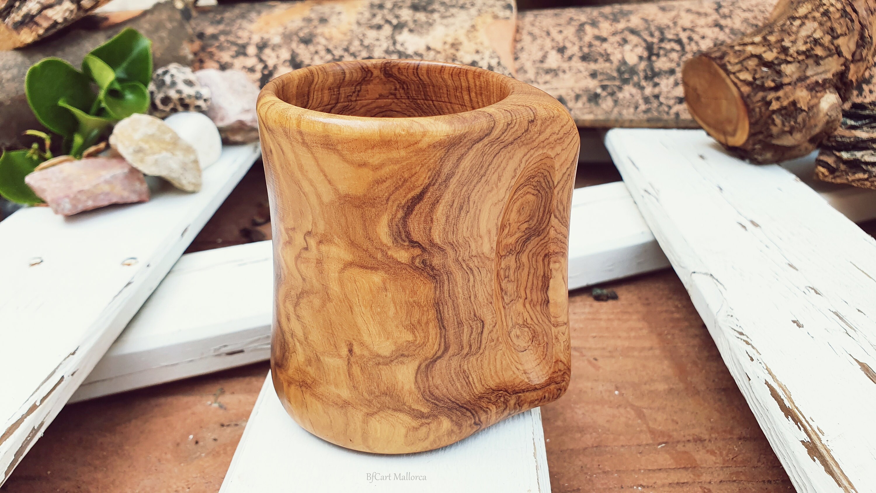 Olive Wood Cup Coffee Cup Small Cup For Infusion Etsy