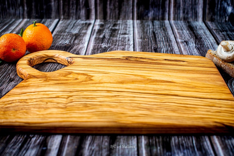 Custom Cutting Board With Handle Olive Wood Chopping Boards Etsy