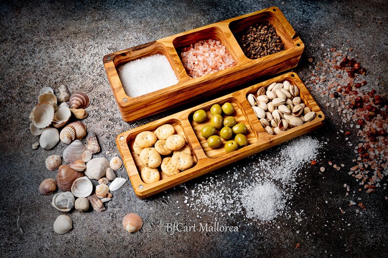 Large Salt Shaker With a Useful Lid and 3 Compartments of Etsy