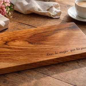 Handmade Olive Wood Cutting Board, Rustic Charcuterie Board, customizable