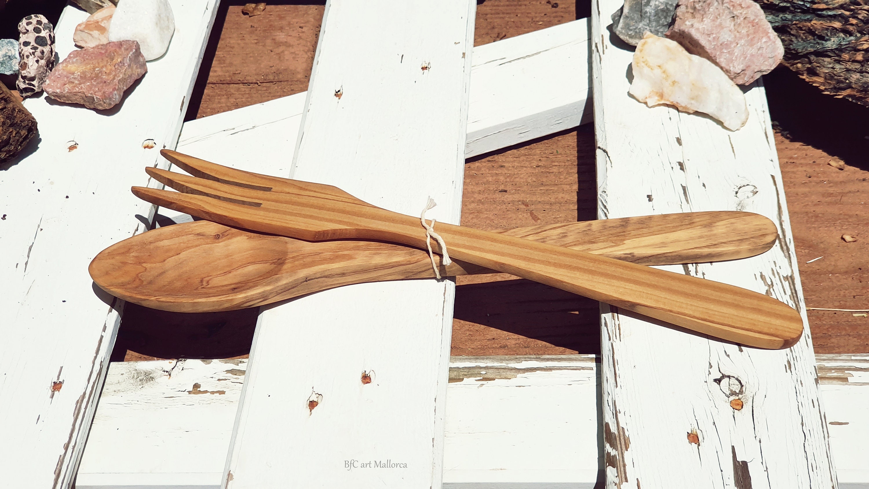Wooden Spoon and Fork Kitchen Set Wooden Spoon and Fork Set Etsy UK