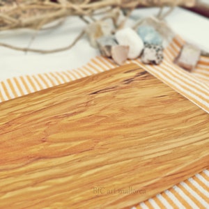 Olive Wood Cutting Board For Kitchen , Charcuterie Board Large, Handmade Kitchen Board, Rustic Kitchen Cutter Small, Table Serving Tray Wood zdjęcie 6
