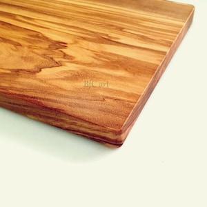 Olive Wood Cutting Board For Kitchen , Charcuterie Board Large, Handmade Kitchen Board, Rustic Kitchen Cutter Small, Table Serving Tray Wood zdjęcie 7