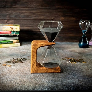 Hourglass Sand Timer - Original Design with Unique Twist, Perfect for Measuring Time or Adding Vintage Decor