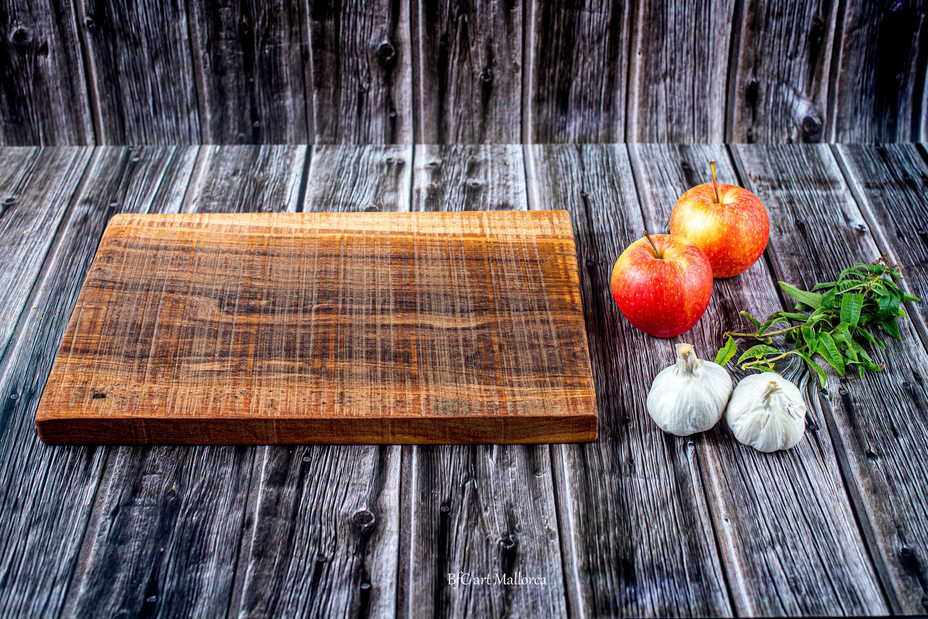 Tabla de Cortar Robusta Madera Olivo, Tabla Cocina Rustica, Madera