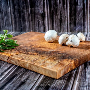 Rustic Cutting Board, Old Style Board, Strong Vintage Chopping board, Antique Chop Board, Cutting Board Olive Wood, Wood Meat Tray Cheese