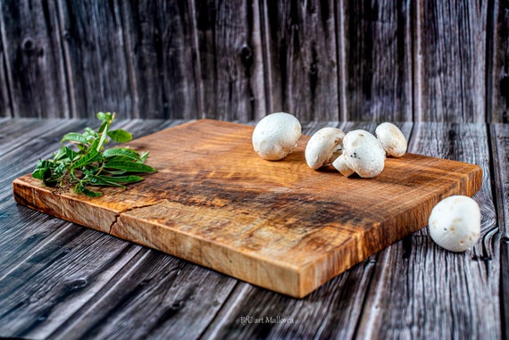 Natural Large Cutting Board, Rustic Olive Wood Cutting Board, Rustic Cheese  Board, Rustic Bread Board, Extra Rustic Wood Board, Home Decor 