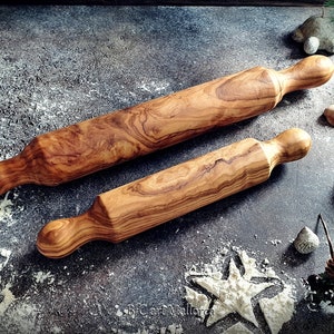Premium Wood Rolling Pins for Baking, Unique Gift for Kitchen Enthusiasts, Handcrafted Wood Rolling Pins, Ideal Baking Gift Homemade Treats
